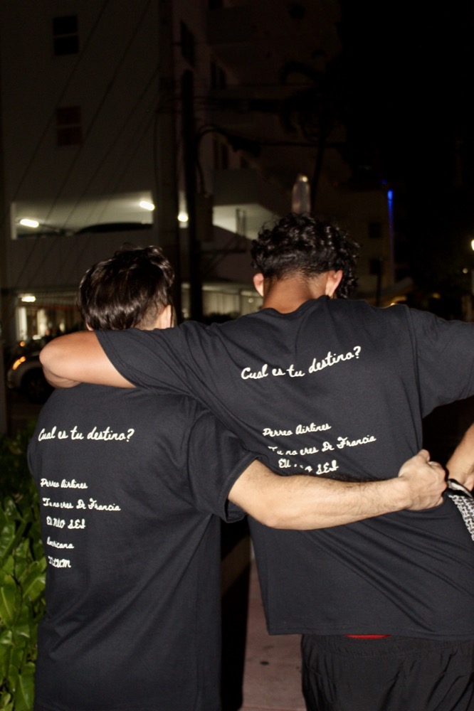 Cual Es Tu Destino merch campaign photo